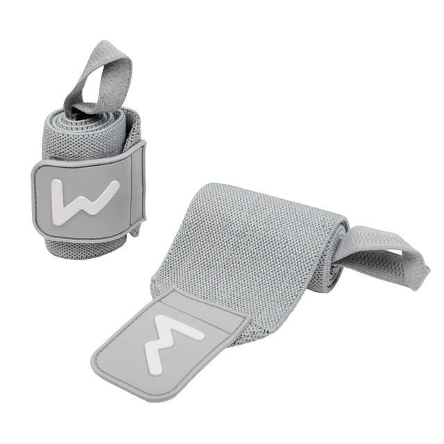 Muñequeras de Halterofilia Gris - Elitex Training