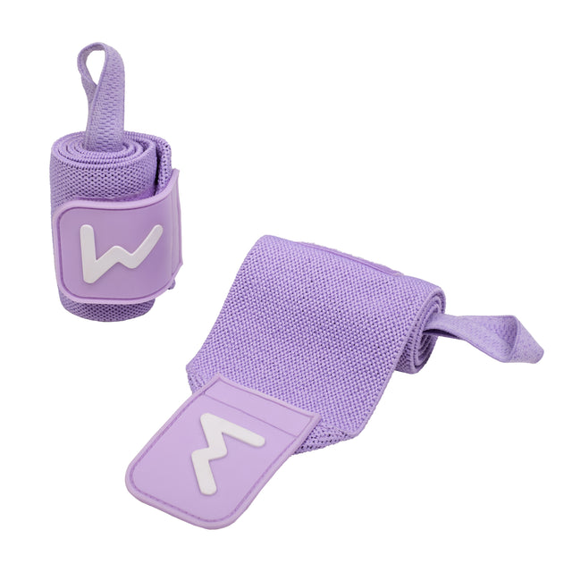 Muñequeras de Halterofilia Lavanda - Elitex Training