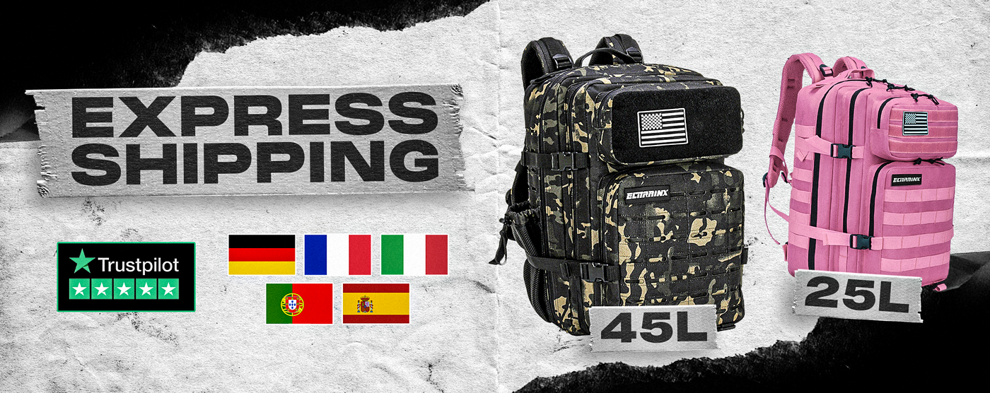 ELITEX TRAINING Zaino Tattico Meal Nero – Multifunzione Con Scomparti Isolati Per Pasti E Sistema Modulare