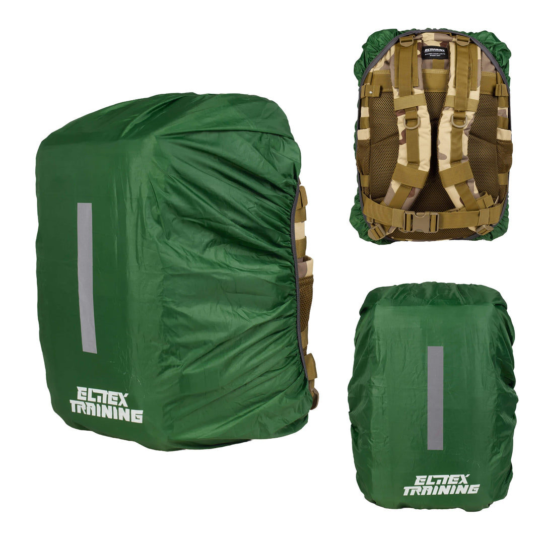 Funda protectora Verde para Mochila 45L - Elitex Training