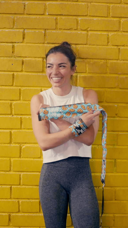 Braccialetti in tessuto per allenamento incrociato e linding - biscotto