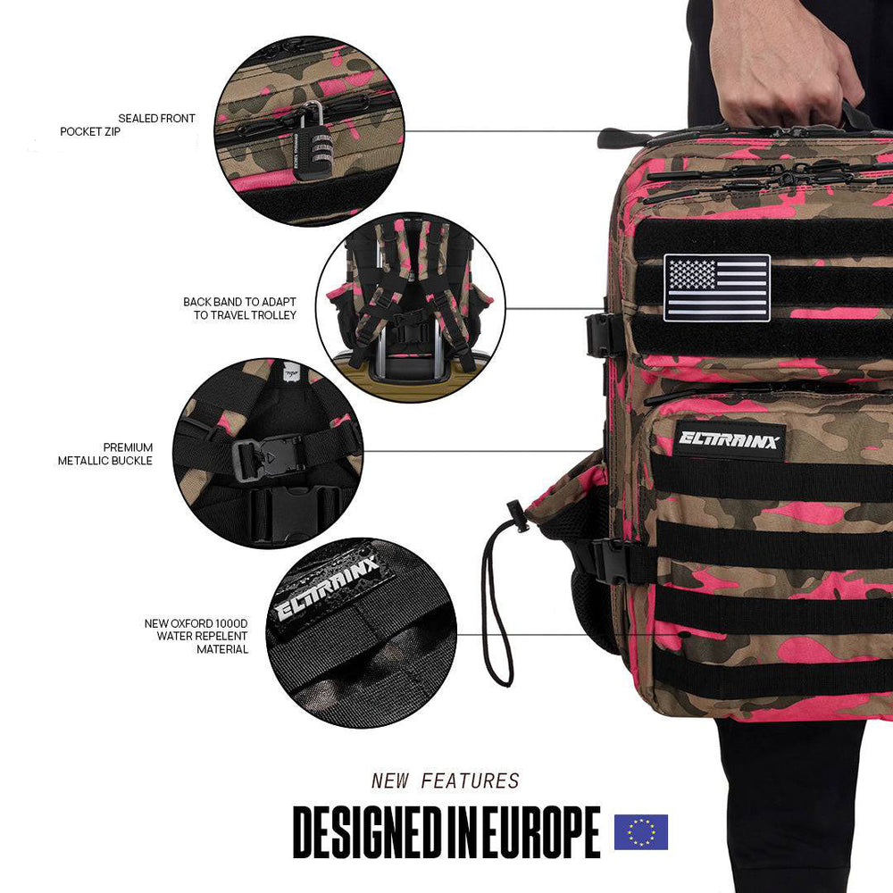Tactical Backpack 25L <tc>All In</tc> Pink Camouflage