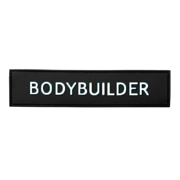 BODYBUILDER patch in rubber